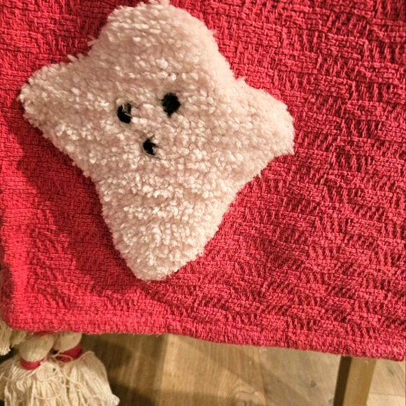 Rachel Zoe Ghost Blanket Hot Pink & White Halloween TikTok Must Have - Picture 2 of 3